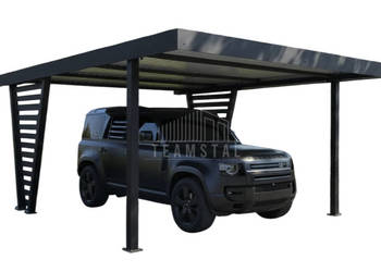 Carport V PREMIUM 4,5x4,5m Wypełnienie panelami Wiata samochodowa TS1254