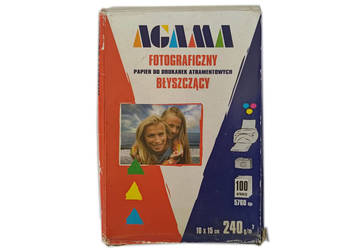 Papier fotograficzny błyszczący, 10x15 cm, 80 szt. + pocztówki 30 szt.