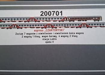 PKP Expres "Czartoryski" ROBO 200701 - oświetlenie płytka 2.0