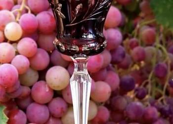 Kielich do wina typu Remer. 
Ręcznie szlifowany ze szkła wysokołowiowego