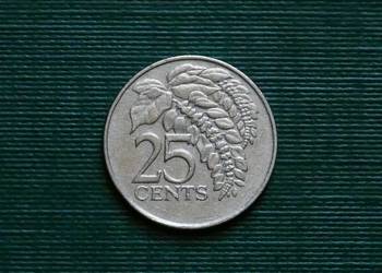 TRYNIDAD I TOBAGO - 25 centów, 1983r