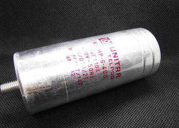 KS-MP-6-400 kondensator Unitra Telpod 6uF 400V 50Hz
