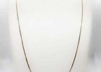 Złoty łańcuszek pr 375 3,88g (Długość 58 cm) Kostka
