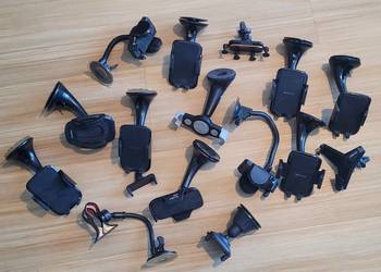 Uchwyty samochodowe do telefonu - 16 szt - samsung, reinston, forever..