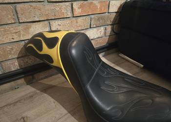 siedzenie Corbin Gunfighter Flames Evo Softail