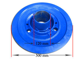 Talerz wariatora młocarni zewnętrzny Fortschritt E512 E514 4221618107
