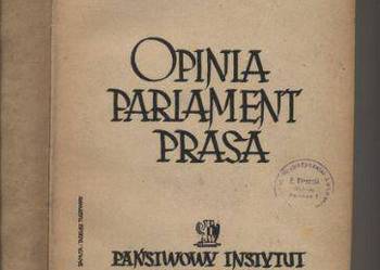 Opinia-parlament-prasa - Jabłoński