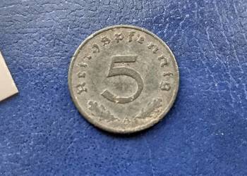 Stare monety 5 pfennig 1940 A Niemcy