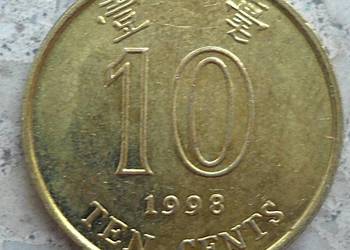 HONG KONG-10 CENTS-1998 r-