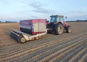 siewnik talerzowy kongskilde z nawozem