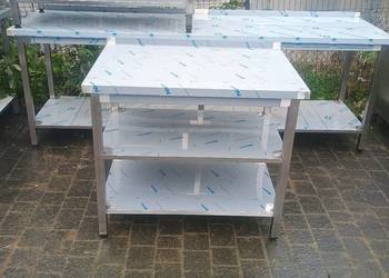 Stół Gastronomiczny 100x70 z 2 półkami