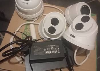Zestaw 4 kamer+ tp link rozdzielacz na 10 kamer