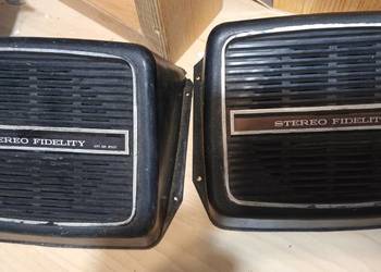 Głośniki samochodowe Stereo fidelity oldtaimer vintage