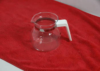 Szklany dzbanek do kawy/herbaty 800ml - Vintage / Retro Design