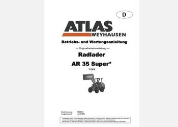 ATLAS AR65e, AR35 SUPER, AR75es instrukcja obsługi DTR PL