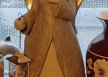 ANIELICA DO OGRODU W POZNANIU KUP JA 60 WYS GIPS CIĘZKA LATARENKA RDZA