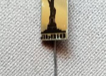 ODZNAKA Z KOLUMNĄ ADAMA MICKIEWICZA WE LWOWIE
