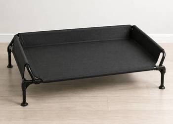 Podwyższone legowisko dla psa Gardner Pet M czarne 107 × 76 × 31 cm