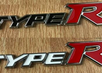 NOWY znaczek Type R TYPER logo klejane emblemat