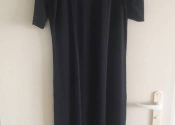 Długa letnia czarna sukienka George roz 42-48.