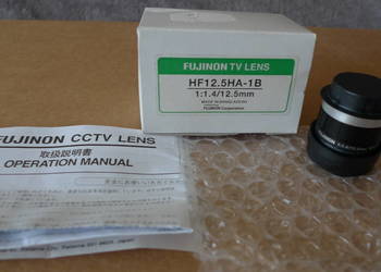 FUJINON TV LENS Obiektyw HF12.5HA-1B nowy