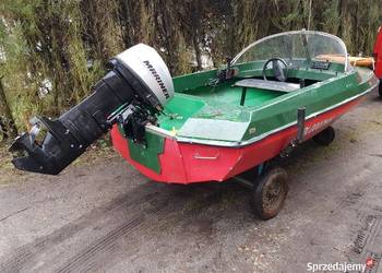 Wędkarska Canada, łódka, łódź, motorówka