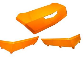 Nakładka panel na kufer Trunk Box ORANGE CRUSH BRP 715006119 QUADZIOREK