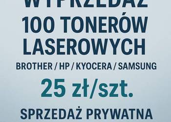 Tonery laserowe 100 szt. Brother / HP / Kyocera / Samsung