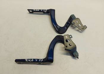 TESLA MODEL Y 2024r ZAWIAS MASKI PRAWY LEWY KOMPLET