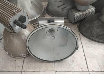 Vintage stara lampa przemysłowa LOFT Industrialna PRL Elgo