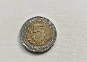 5 złoty 2018 rok 100 lat niepodległośći