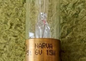 Żarówka Narva LWT-P5t 6V 15W Z16 kod 67273.