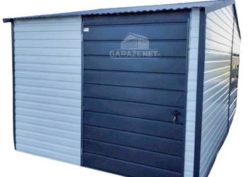 SCHOWEK DOMEK OGRODOWY 3X3 + WIATA 1,5M DACH DWUSPADOWY - BIAŁY 3X3 GB338