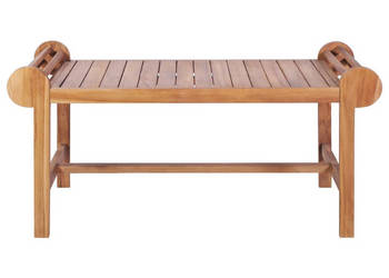Stolik kawowy 100x50x45 cm lite drewno tekowe WM-44734