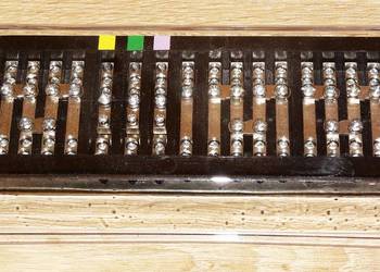 Skrzynka, listwa kontrolno-pomiarowa licznikowa typu SKa-M3; 380 V 5 A