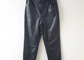 Zara Czarne spodnie eco skóra Vintage y2k 40