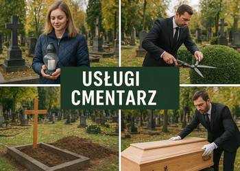 Krzyż drewniany na grób, poduszka nagrobna, tablica, Cmentarz Osobowicki