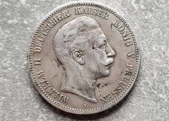 J3) NIEMCY srebro - 5 Marek - 1908 r.