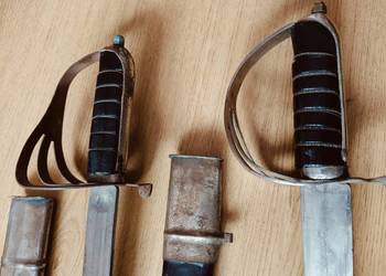 Szable sygnowane długie oryginalne