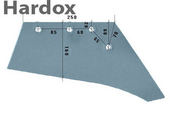 Lemiesz 300ha! HARDOX 3333818/P WS2P części do pługa LEMKEN