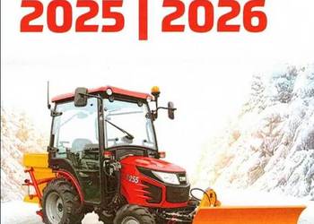 Ciągnik rolniczy TYM T255 25KM 4x4 Odśnieżanie parkingów ulic placów