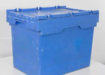 Pojemnik Transportowy KMB Schafer S-60x40x45 cm Niebieski Plastikowy
