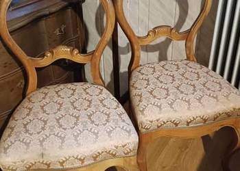 Dwa stare krzesła Ludwikowskie