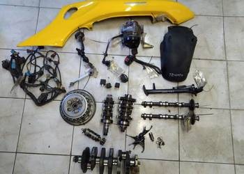 Triumph sprint RS 955i części wałki owiewki skrzynia instalacja 955 rs955