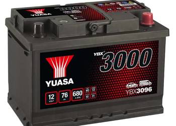 Akumulator 76Ah 680A Yuasa Standard 12V  Prawy Plus