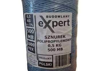 Sznurek do wełny polipropylenowy rolniczy niebieski 500mb 0,5KG