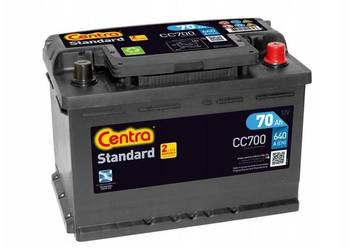 AKUMULATOR CENTRA 12V-70AH 640A ST P+  wym. 278X175X190