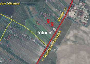Dwie działki budowlane przy zalewie Zółtańce