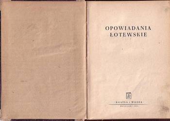 (6737) OPOWIADANIA ŁOTEWSKIE