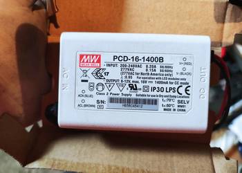 Sterownik LED Mean Well PCD-16-1400B PCD-16-1400B, 16 W, 1.4